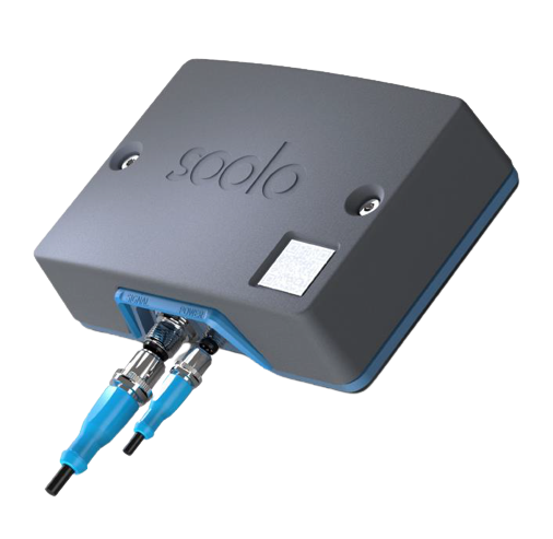 Soolo master med to tilkoblinger blå