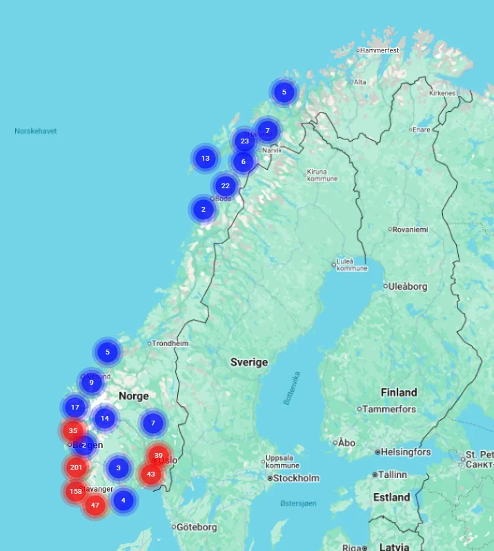 Soolo portal kart over enheter